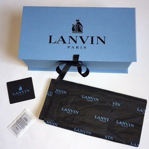 Lanvin Paris Blue Shoe Box